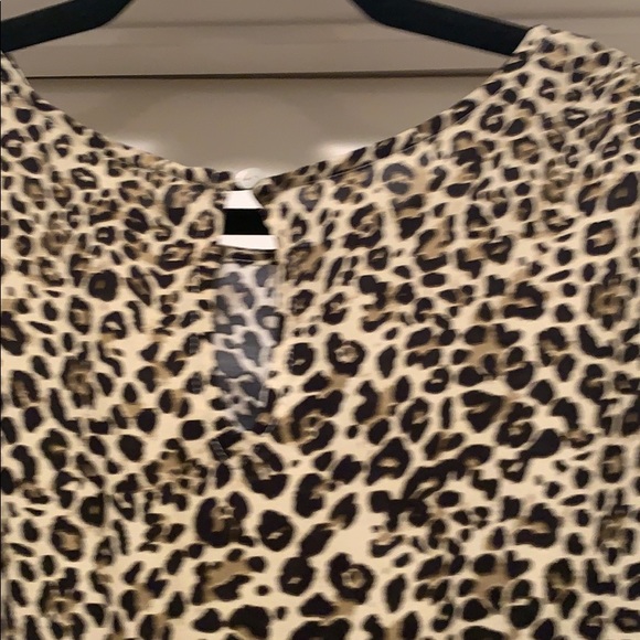 NWOT leopard print empire waist dress - Picture 4 of 8